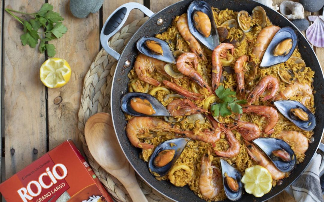 Paella de marisco