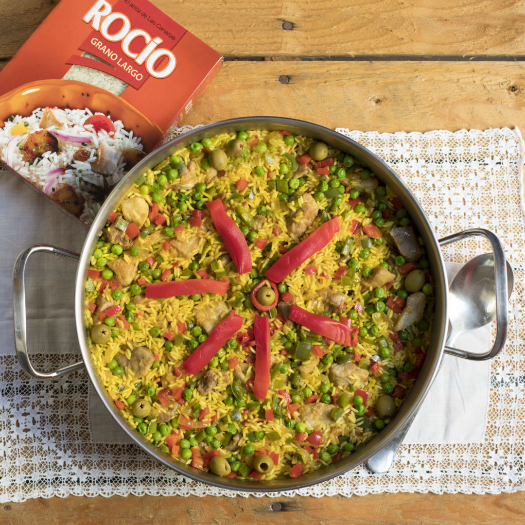 Receta de arroz amarillo con la Palmera Rosa - La mejor de todas