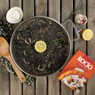 Ver receta Arroz negro con calamares