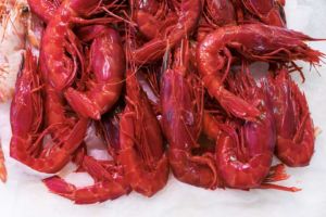 Ingredientes arroz con carabineros