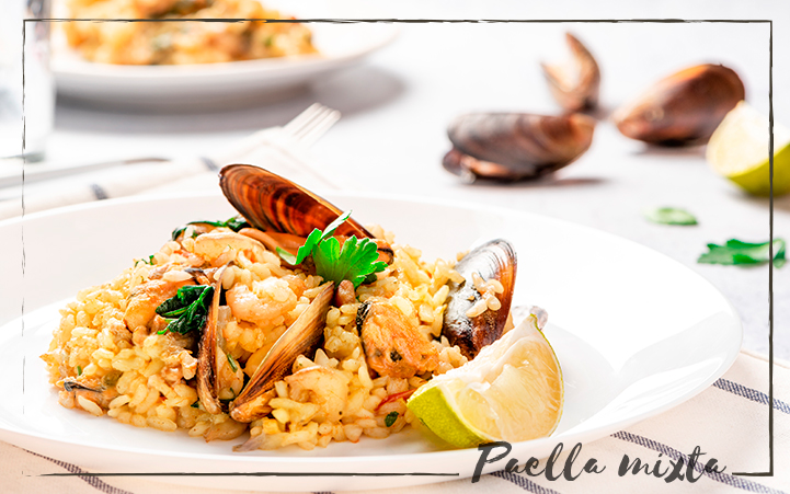 Plato de paella mixta